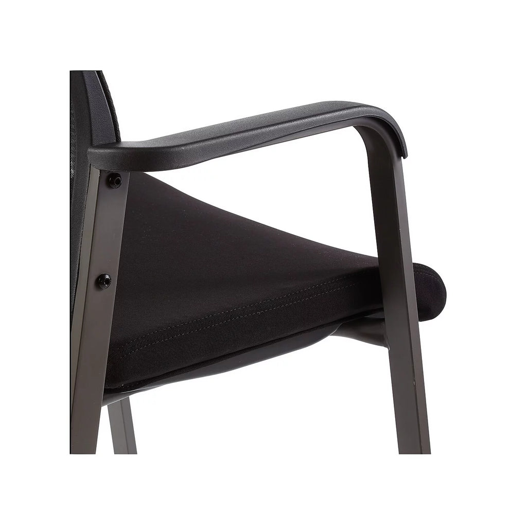 Black Mesh Guest Chair L15906