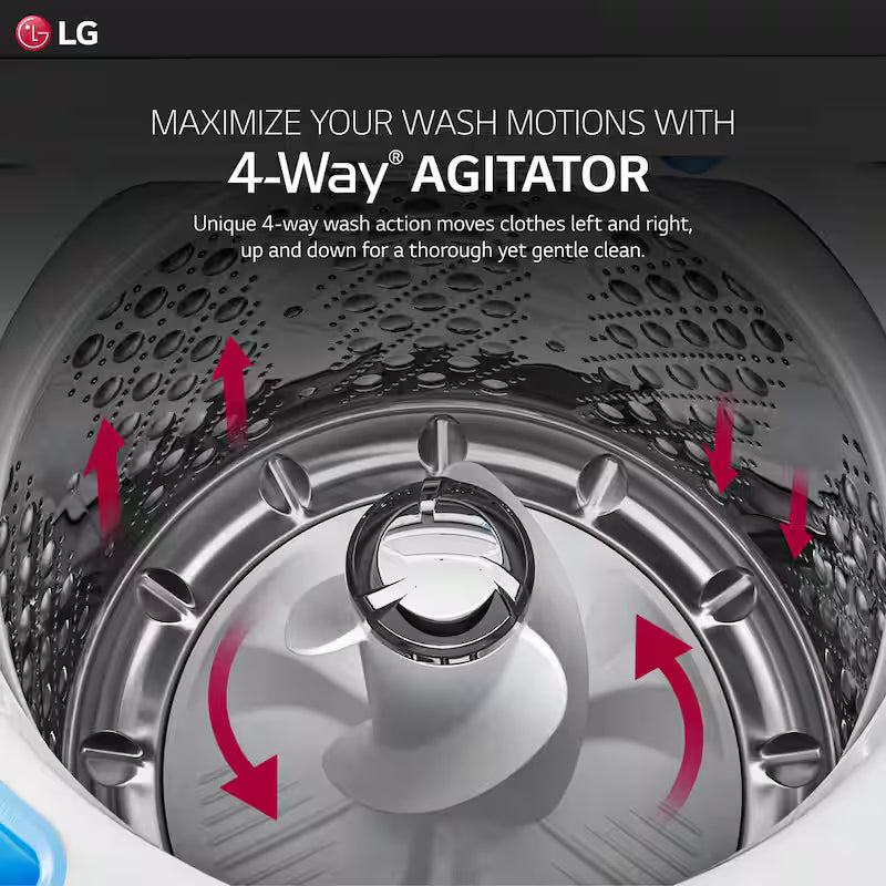 5.3 cu. ft. Top Load Washer with 4-way Agitator J168