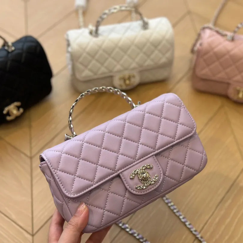 Mini Flap Bag with Top Handle C33999