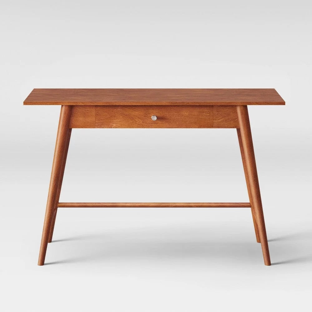 Mid Century Modern Desk/Console Table Brown X7016
