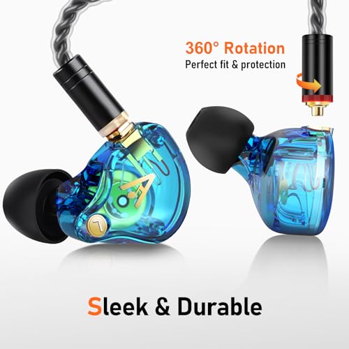 Wired Earbuds with Mic, MMCX to 3.5mm I76022
