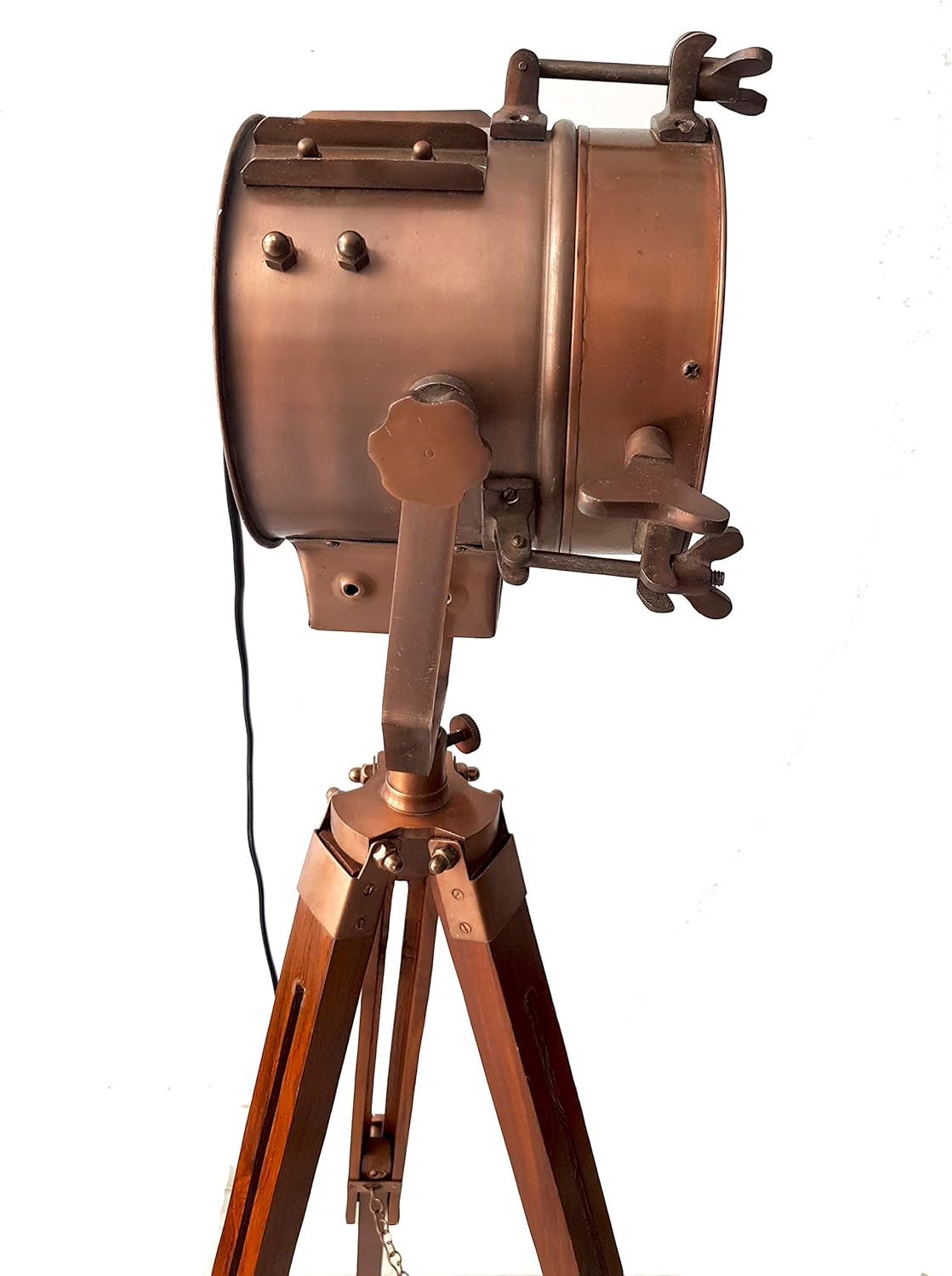 Vintage Nautical Searchlight Tripod Lamp A44189