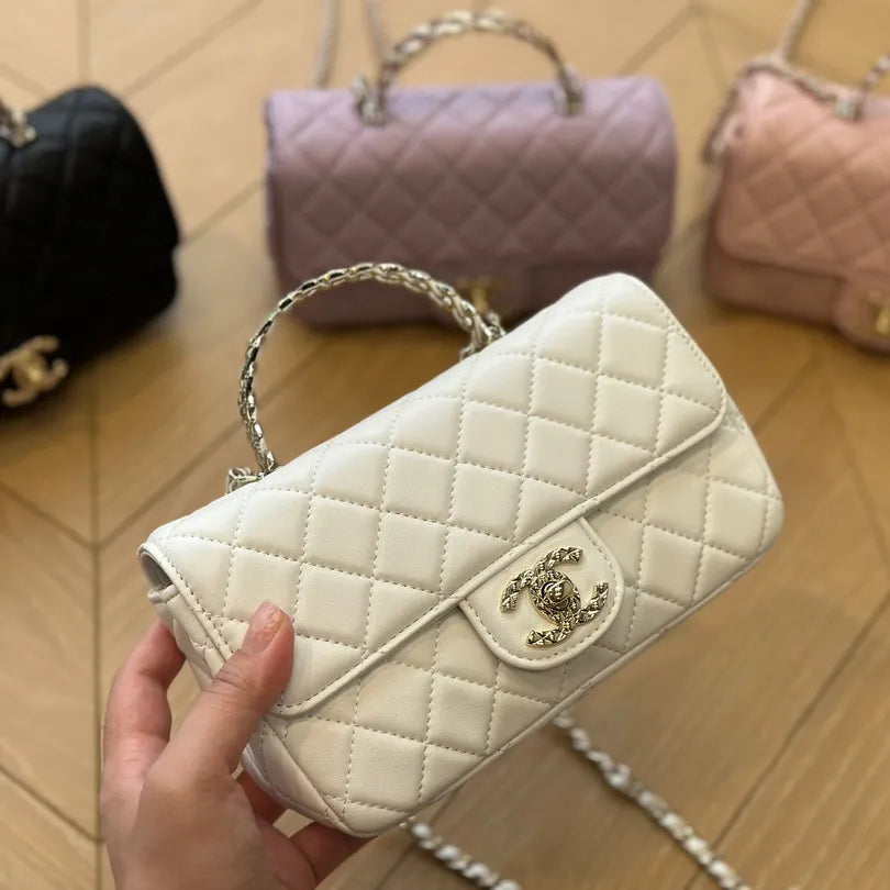 Mini Flap Bag with Top Handle C33999