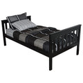 Pine Twin Mission Bed Black Q683754