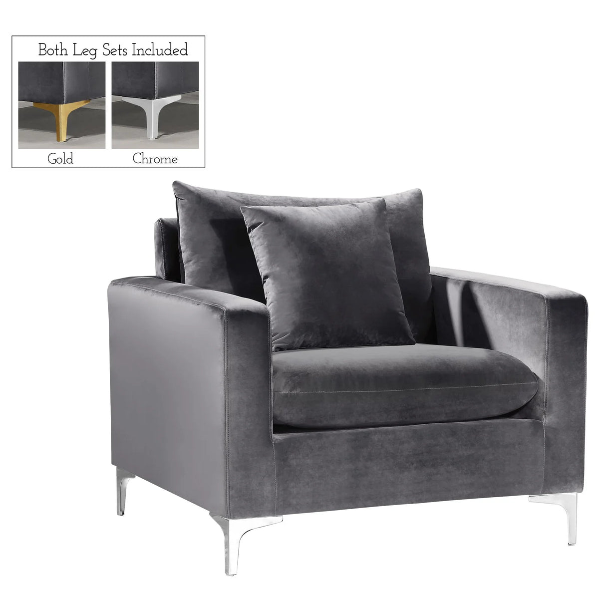 Pink Velvet Accent Chair X636167
