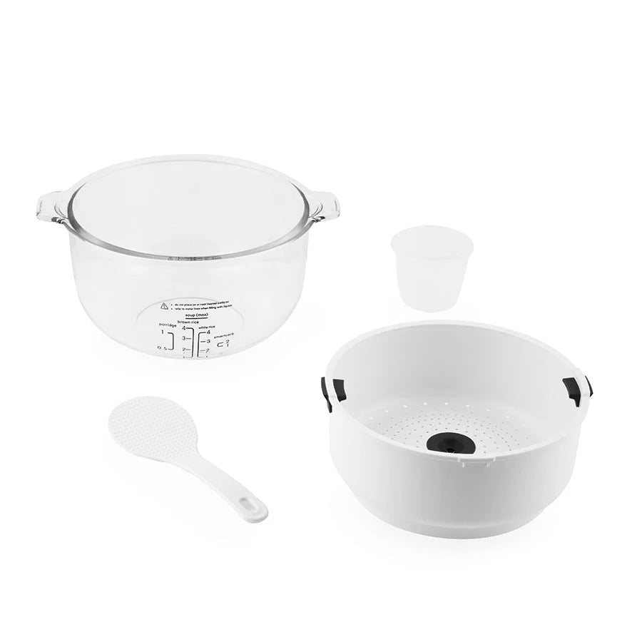 4 Cup Glass Rice Cooker O948
