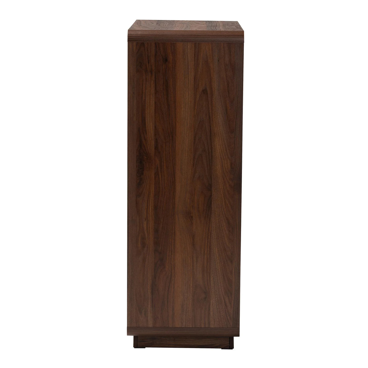 5 Drawer Walnut Brown Chest Y660