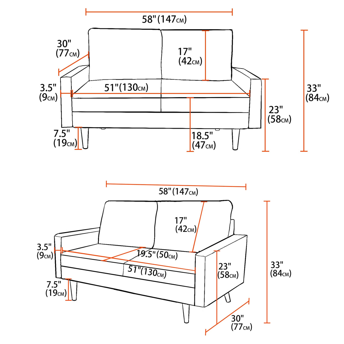 Lavender Pink Sectional Sofa T460