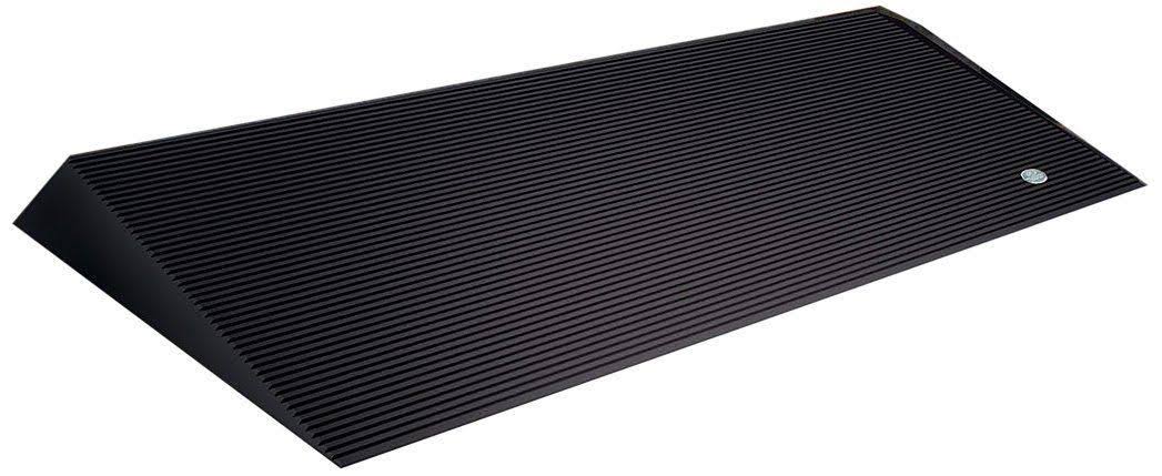 Rubber Angled Entry Mat 2.5 inch Rise Black E73547