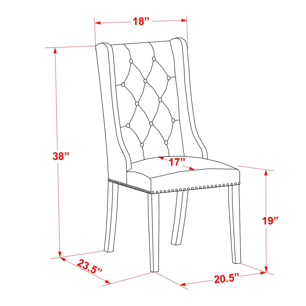 5 Piece Wood Dining Set V575