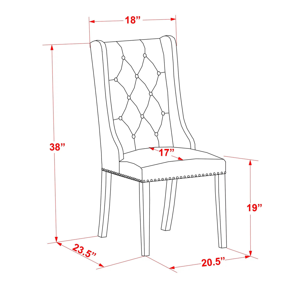 5 Piece Wood Dining Set V575