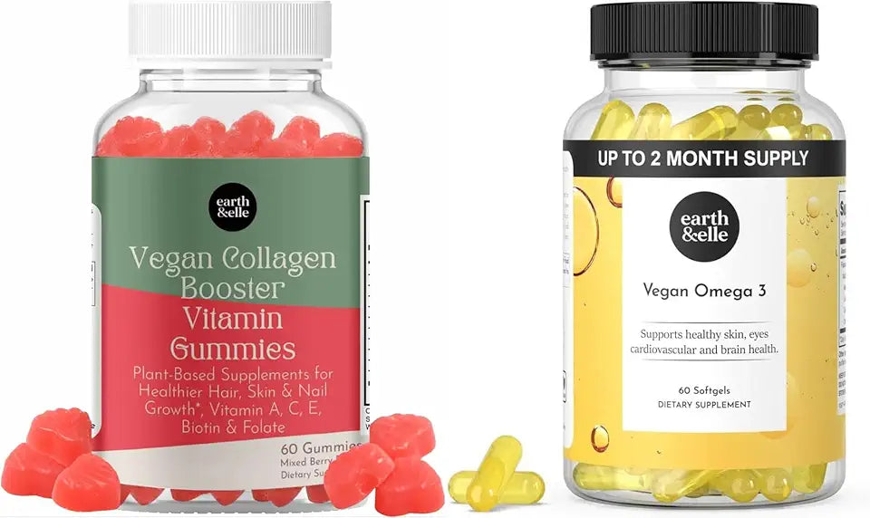 Collagen Gummies and Omega 3 Softgels I20132