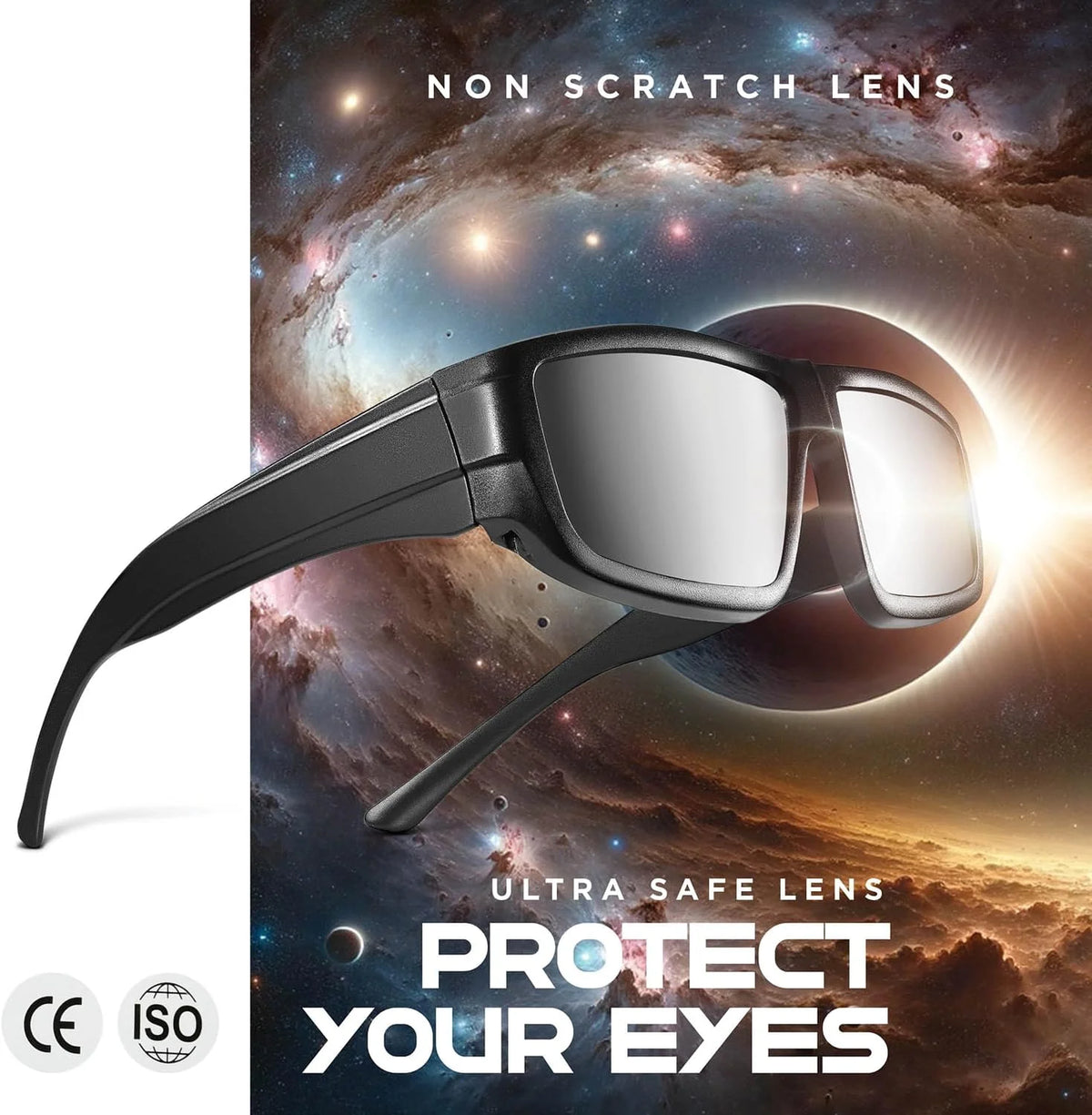 Solar Eclipse Glasses 10 Pack Full Frame T923176