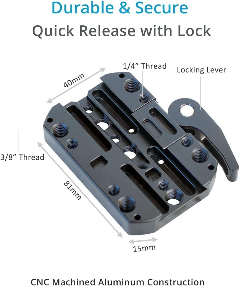 Camera Jib Crane Mount Clamp with Quick Release Plate P96650