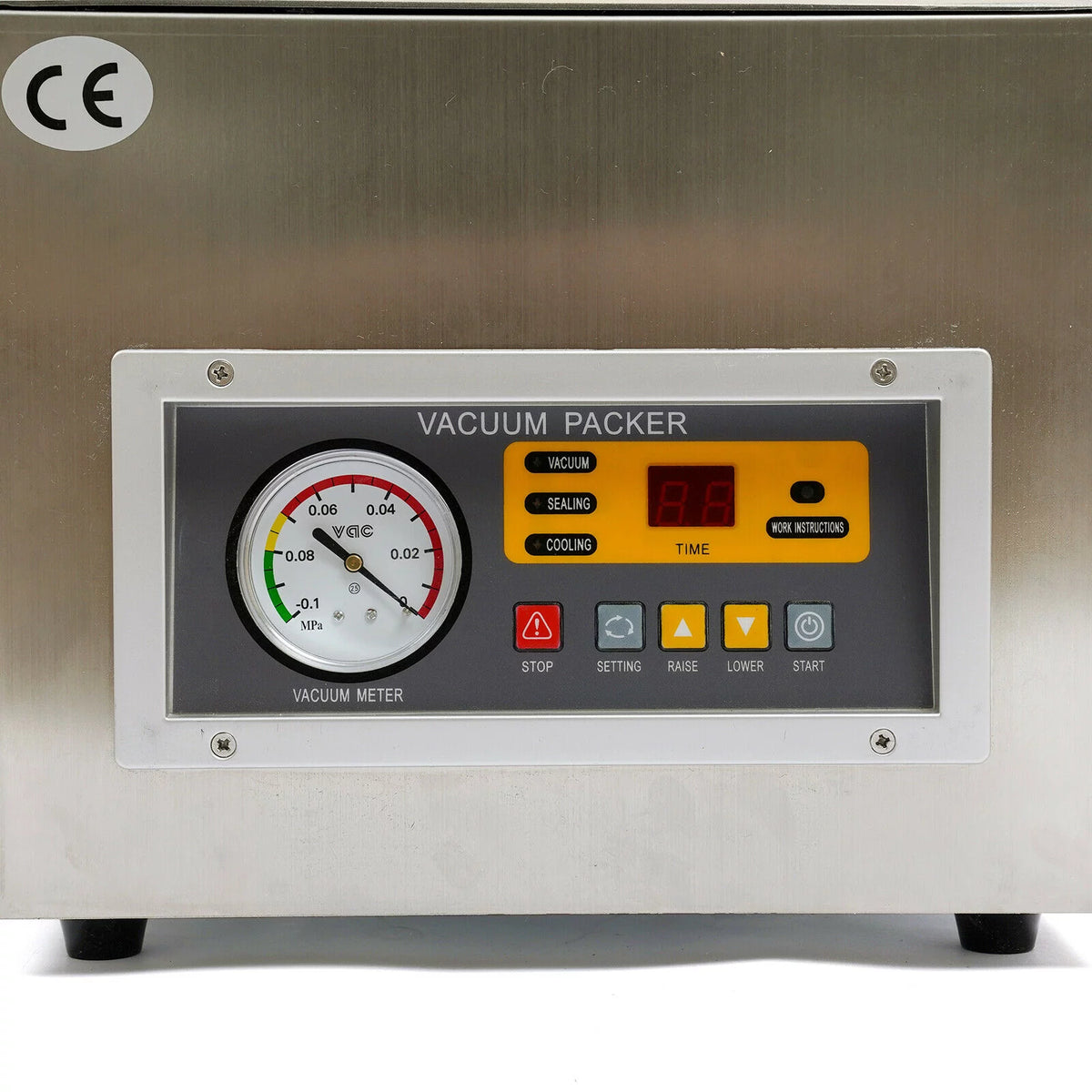 5.5L Commercial Tabletop Chamber Vacuum Sealer 120W 110V T296421
