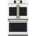30 in. Double Electric Wall Oven with Convection Self Cleaning in Matte White N4221