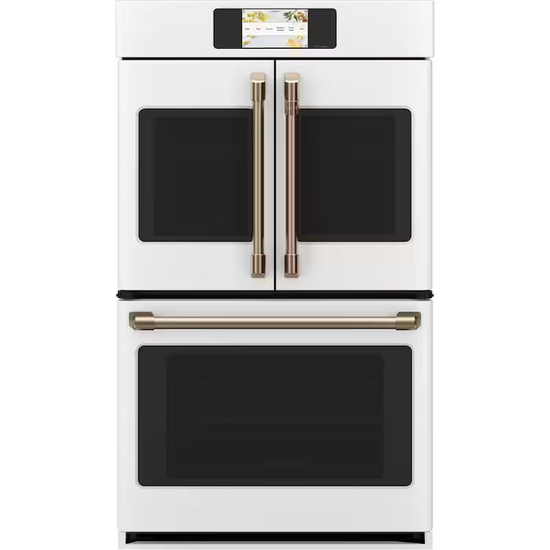 30 in. Double Electric Wall Oven with Convection Self Cleaning in Matte White N4221