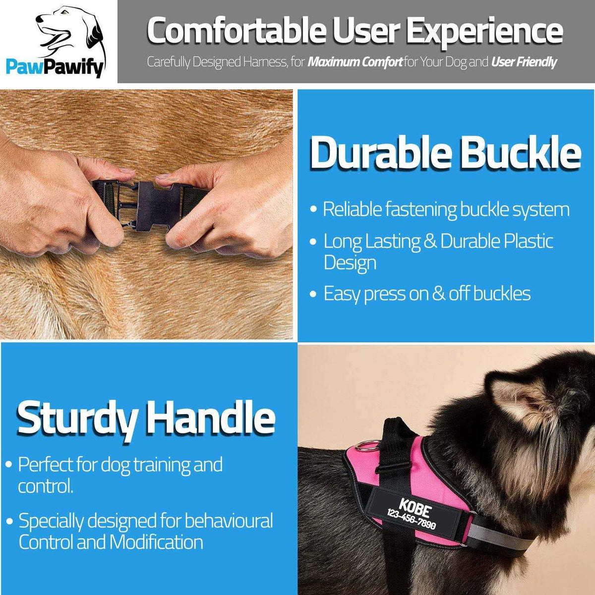 Easy-On No Pull Dog Harness M446