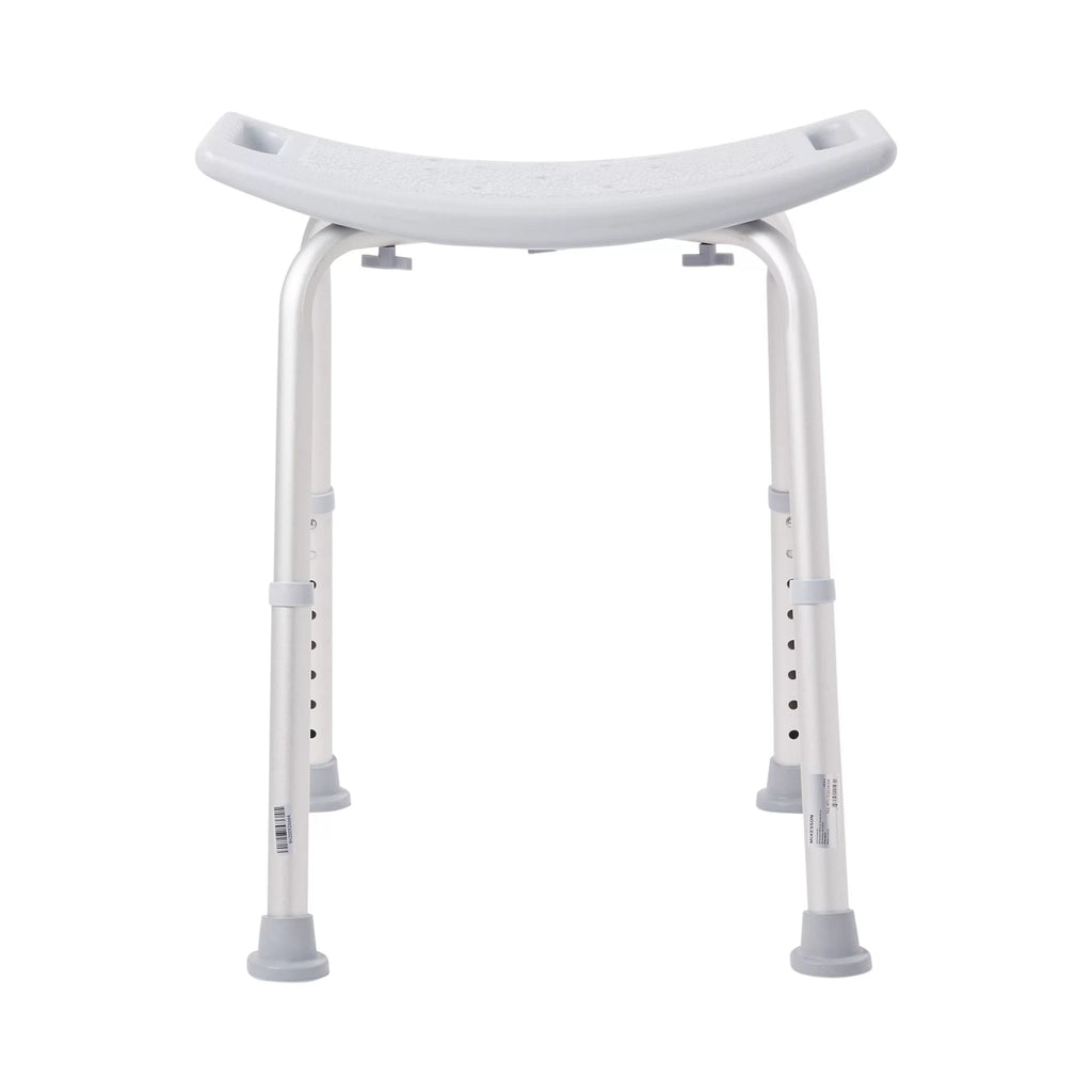 Bath Bench Aluminum Frame Plastic Seat 19.25 in N20792