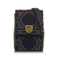 Blue Calf Leather Crossbody Bag Q173