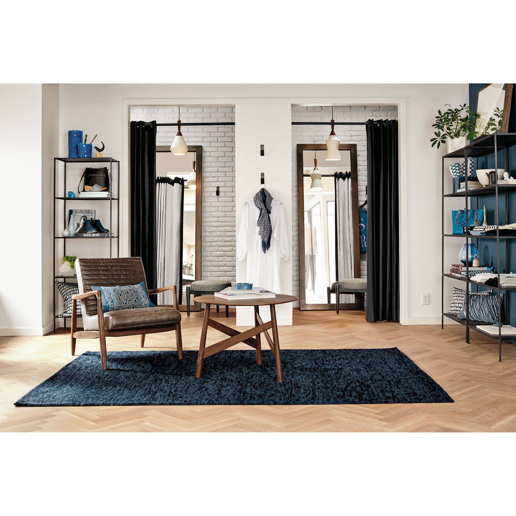 Modern Slim Bookcase Recycled Natural Steel Black B93146