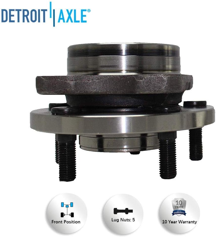 5 Lug Front Wheel Hub Bearings Assemblies 2pc Set D815