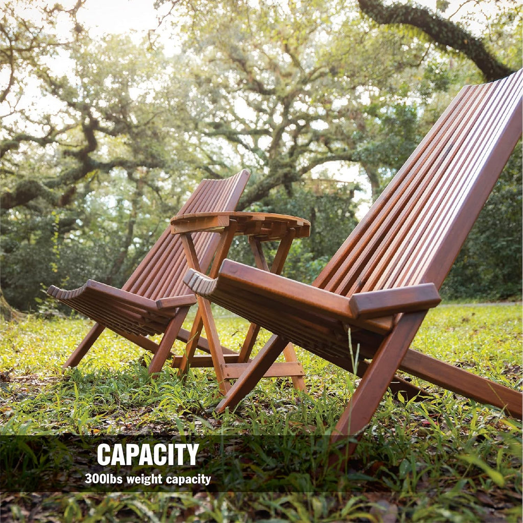 Folding Acacia Wood Outdoor Chair U894