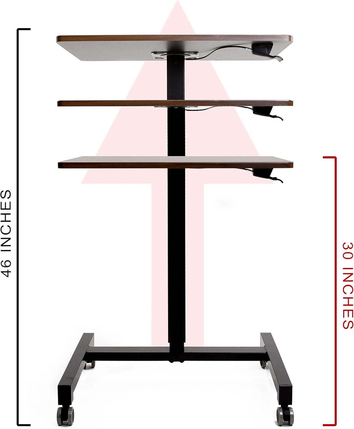 28 Inches Pneumatic Sit to Stand Desk F925450