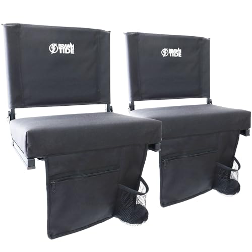 Wide Stadium Seat with Storage Pockets C762976