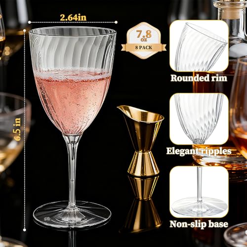 16 Pack 6oz Clear Champagne Flutes O20662