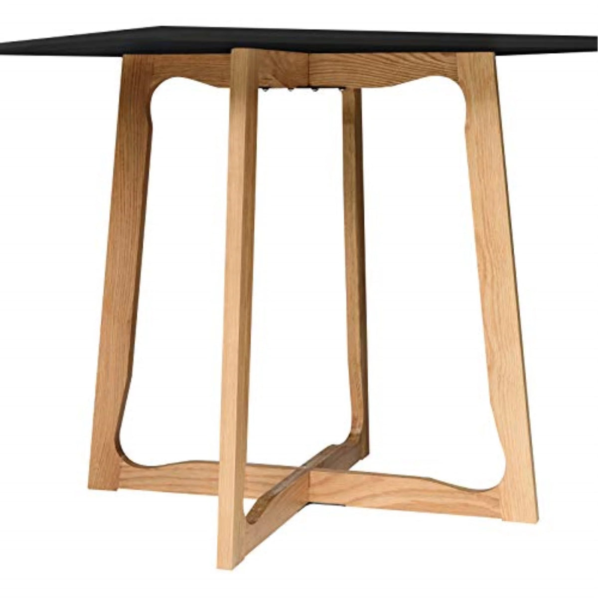 Black Square Wood Dining Table D1805