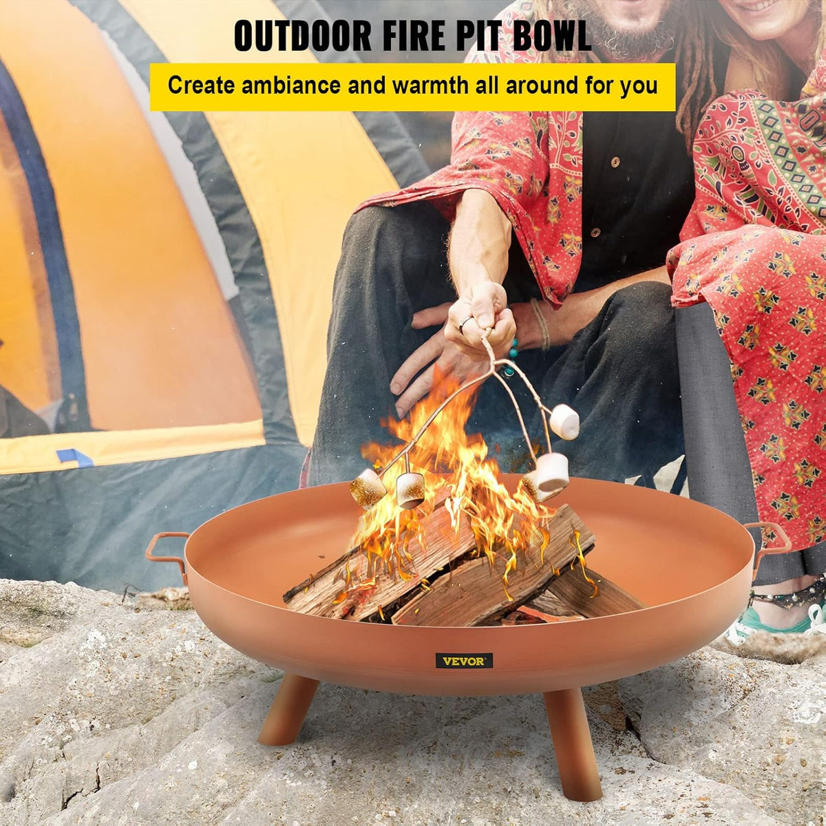 30-Inch Deep Round Carbon Steel Fire Pit Bowl I350856