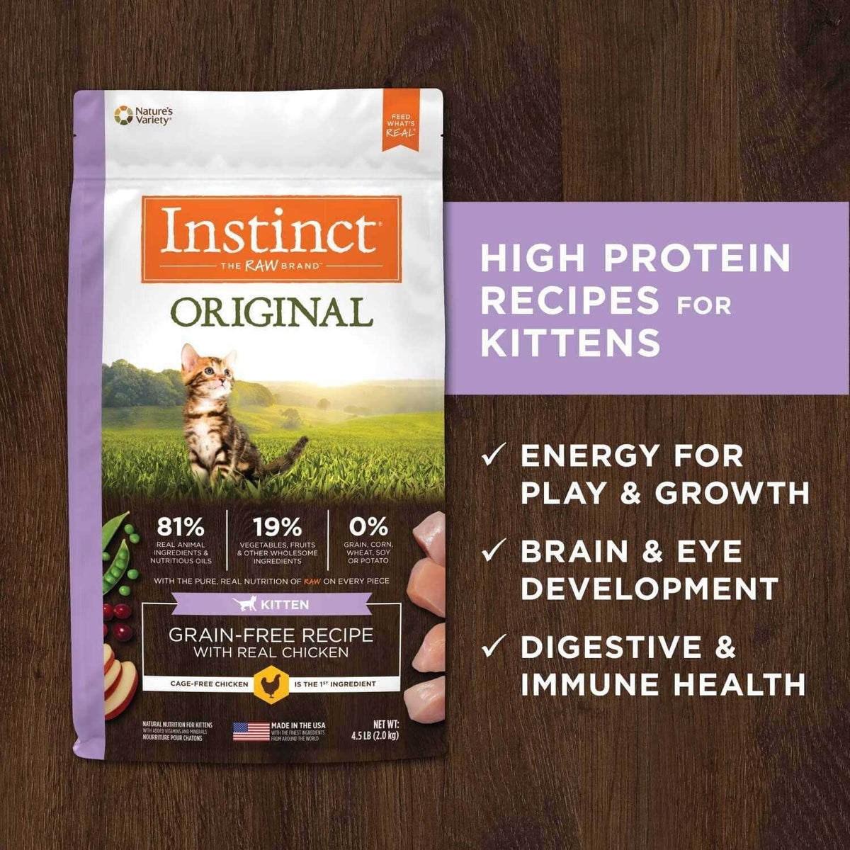 Grain Free Chicken Dry Cat Food B428