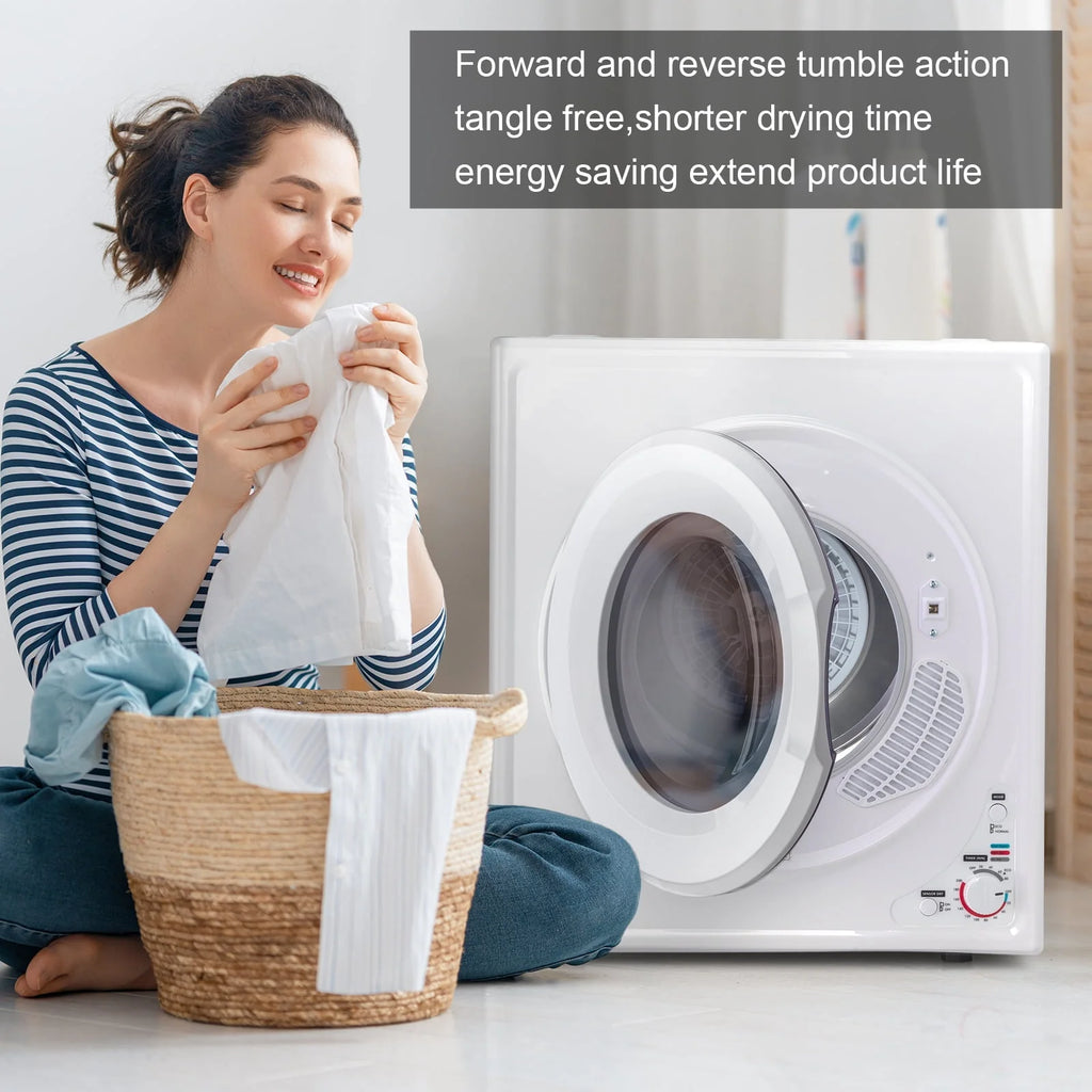 White 2.6 cu ft Portable Laundry Dryer C522