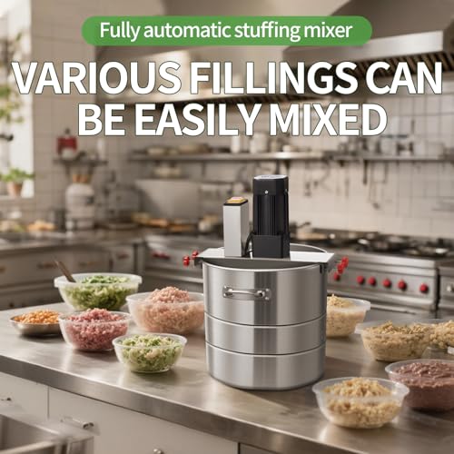33Lbs Automatic Dry and Wet Stainless Steel Food Mixer R68770