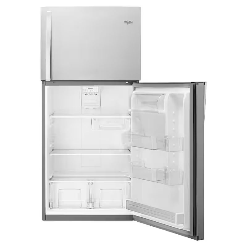 19.2 cu. ft. Top Freezer Refrigerator in Stainless Steel O3639