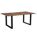 Solid Wood & Metal Dining Table I458764