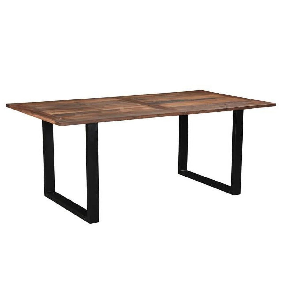 Solid Wood & Metal Dining Table I458764