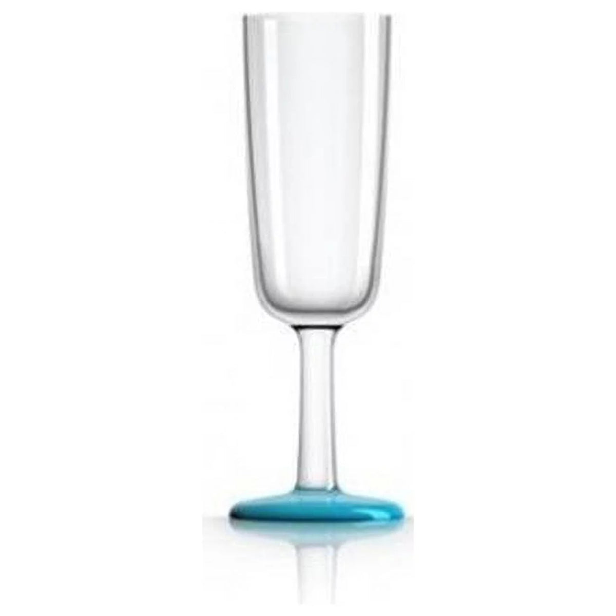 Flute Glass - Vivid Blue Nonslip Base - Pack of 4 T846032
