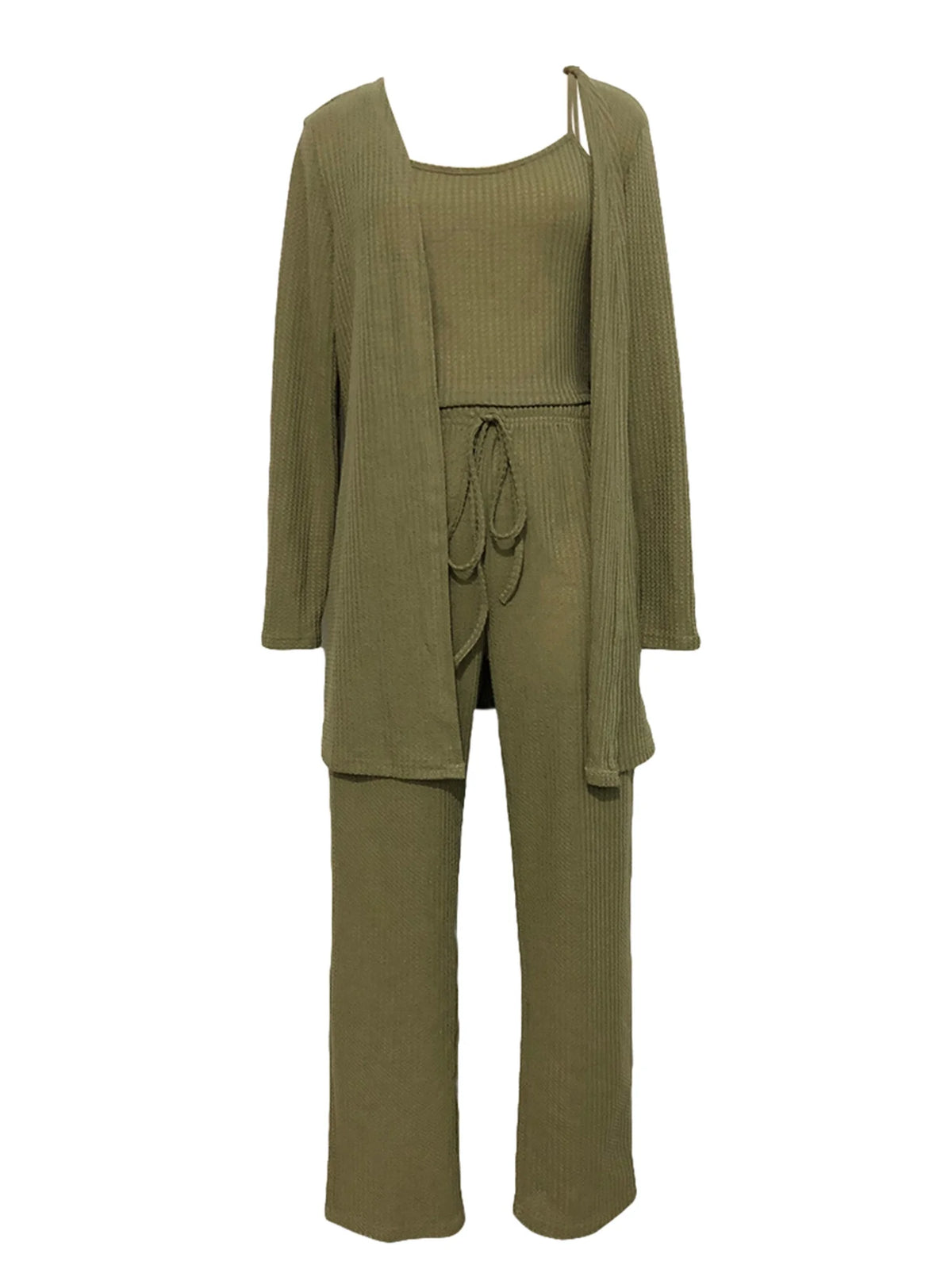 3 Piece Lounge Set Pajama Set Sweatsuits J597