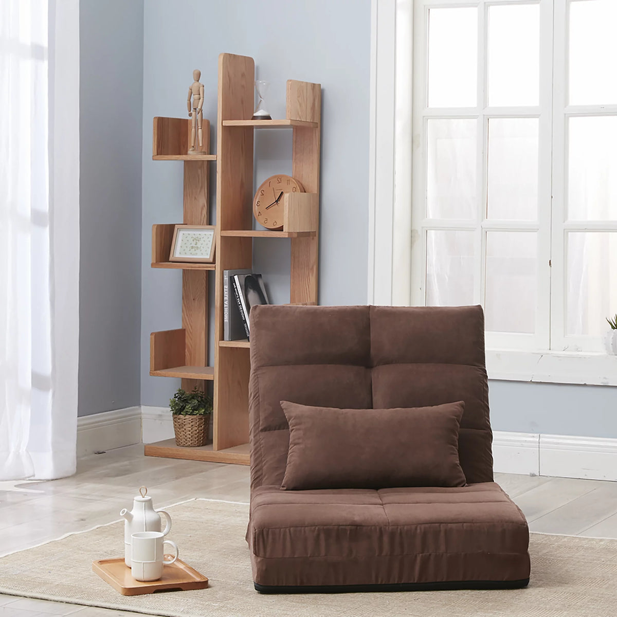 Adjustable Convertible Sofa Bed with Pillow G4438