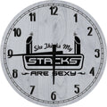 Round Wood Wall Clock 12 inch O33699