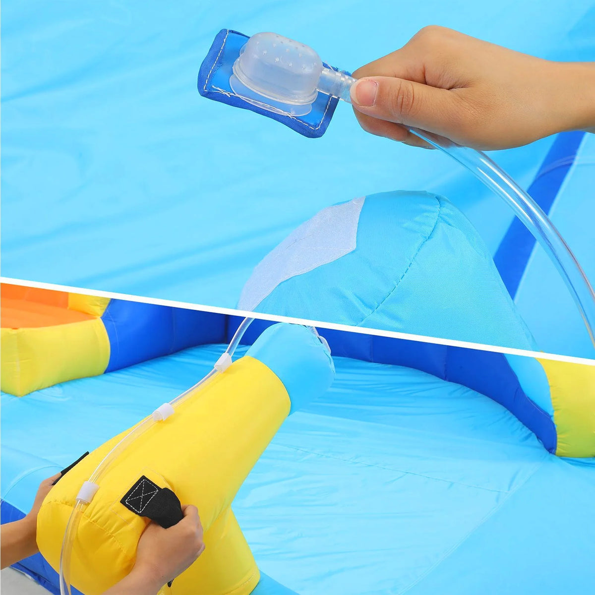 Inflatable Bounce House with Water Slide and Air Blower G91367