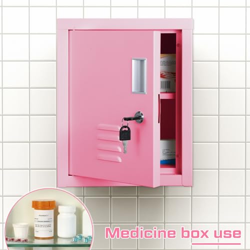 Lockable Steel Storage Cabinet with Shelf T6344