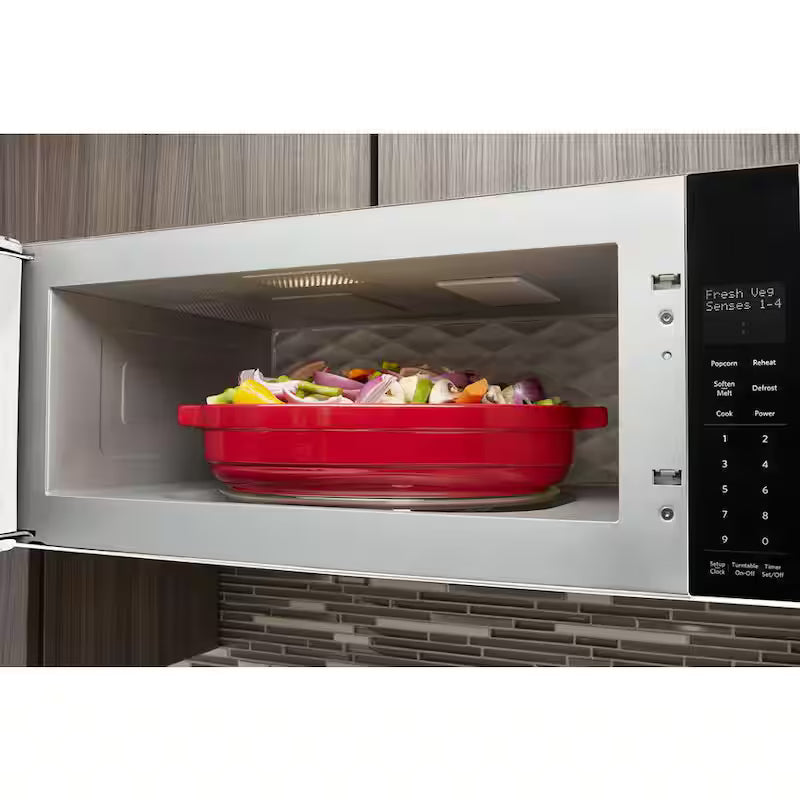 1.1 cu. ft. Low Profile Microwave Hood Combination in White Q4816