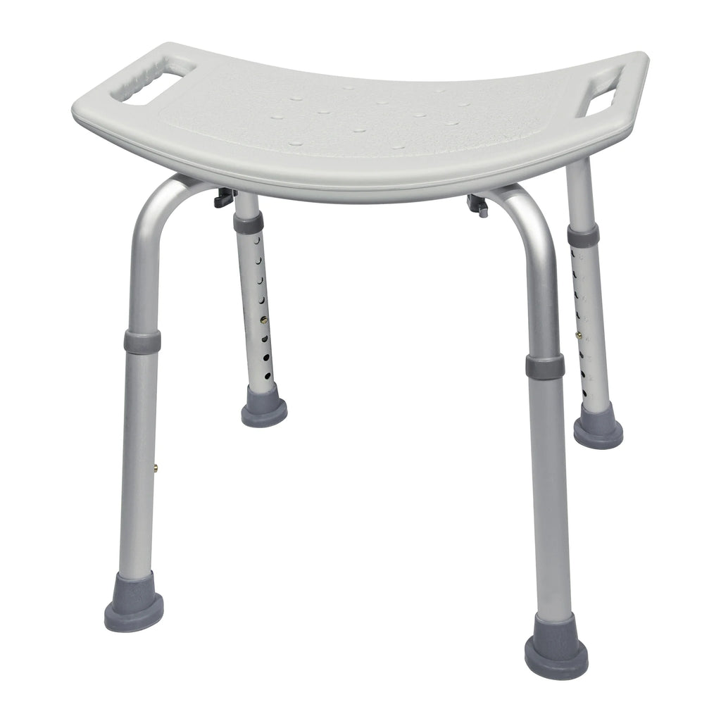 Bath Bench Aluminum Frame Plastic Seat 19.25 in N20792
