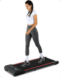 Black Portable Treadmill with Bluetooth Speaker I9075