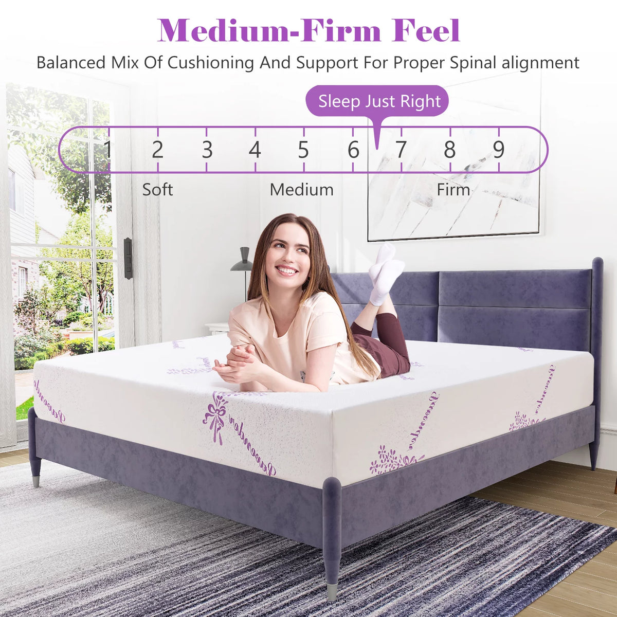 Twin Memory Foam Mattress O2936