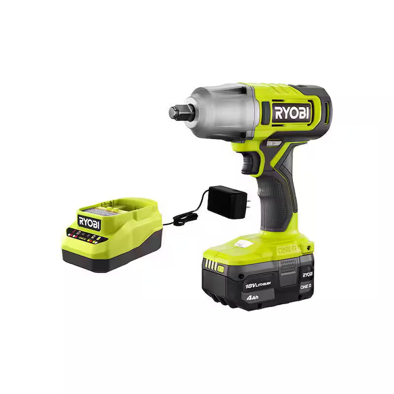 18V Cordless 1/2 in. Impact Wrench Kit with Battery and Charger H261