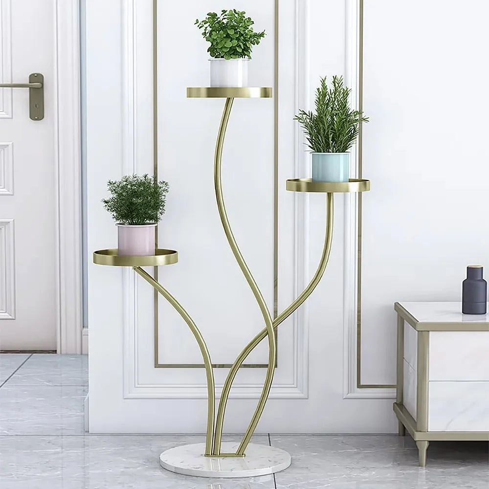Tall Metal 3 Tier Plant Stand P1089